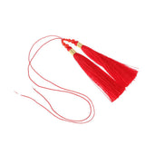 Max Handmade Silk Tassels Decor Pendant Key Chains Bag Accessories Red