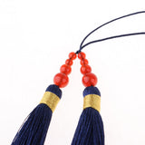Max Handmade Silk Tassels Decor Pendant Key Chains Bag Accessories Coffee