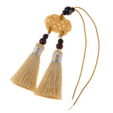 Max Handmade Chinese Knot Tassel Decor Pendant Key Chains Bag Accessories Beige