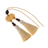 Max Handmade Chinese Knot Tassel Decor Pendant Key Chains Bag Accessories Beige