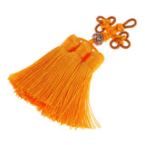 Max Traditional Chinese Knot 3 Row Tassel Pendant Bag Decor Golden - Aladdin Shoppers