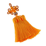 Max Traditional Chinese Knot 3 Row Tassel Pendant Bag Decor Golden - Aladdin Shoppers