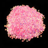 Max 100g Shell Loose Sequins Paillettes for Wedding Scrapbooking Craft 6x8mm  3