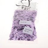 Max 100g Pigeon Loose Sequins Paillettes for Scrapbooking Craft 16mm Purple