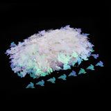 Max 100g Pigeon Loose Sequins Paillettes for Scrapbooking Craft 16mm Clear AB