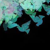 Max 100g Pigeon Loose Sequins Paillettes for Scrapbooking Craft 16mm Clear AB