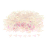 Max 100g Pigeon Loose Sequins Paillettes for Scrapbooking Craft 16mm Clear AB