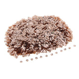 Max 6mm Flowers Loose Cup Sequins Paillettes Sewing Wedding Craft Rose Gold