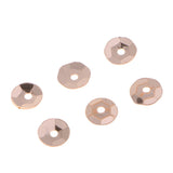 Max 6mm Flowers Loose Cup Sequins Paillettes Sewing Wedding Craft Rose Gold