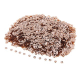 Max 6mm Flowers Loose Cup Sequins Paillettes Sewing Wedding Craft Rose Gold