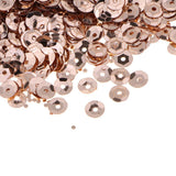 Max 6mm Flowers Loose Cup Sequins Paillettes Sewing Wedding Craft Rose Gold