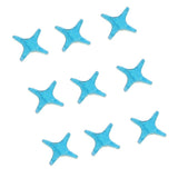 Max 100g/Bag Plastic Four Pointed Star Sequin Party Wedding Decorations Blue
