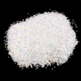 Max 100g/Bag Plastic Four Pointed Star Sequin Party Wedding Decorations White