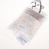 Max 100g/Bag Plastic Four Pointed Star Sequin Party Wedding Decorations White