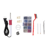 Maxbell Iron-on Applicator Wand Heat Gun for Hot fix Rhinestone Crystal Tools White