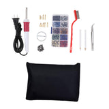 Maxbell Iron-on Applicator Wand Heat Gun for Hot fix Rhinestone Crystal Tools White