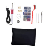 Maxbell Iron-on Applicator Wand Heat Gun for Hot fix Rhinestone Crystal Tools White