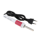 Maxbell EU Plug Hot Fix Applicator Rhinestone Setter Wand Heater Tool Kit Set White