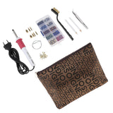 Maxbell EU Plug Hot Fix Applicator Rhinestone Setter Wand Heater Tool Kit Set White