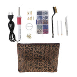 Maxbell EU Plug Hot Fix Applicator Rhinestone Setter Wand Heater Tool Kit Set White