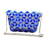 Max DIY Art& Crafts Acrylic Beaded Bag Kits Crossbody Bag Making Supplies Tools Navy