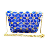 Max DIY Beaded Bag Handmade Crystal Acrylic Crossbody Bag Making Supplies Navy