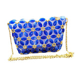 Max DIY Beaded Bag Handmade Crystal Acrylic Crossbody Bag Making Supplies Navy