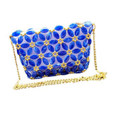 Max DIY Beaded Bag Handmade Crystal Acrylic Crossbody Bag Making Supplies Navy
