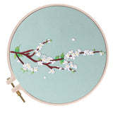 Max DIY Ribbon Flower Embroidery Frame Set for Beginner Arts Needlework Craft B
