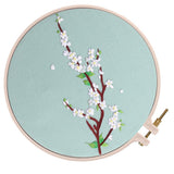 Max DIY Ribbon Flower Embroidery Frame Set for Beginner Arts Needlework Craft B