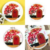 Max Handmade DIY Ribbon Embroidery Set Needlework Kits Cross Stitch Art Craft B1