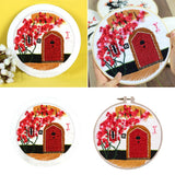 Max Handmade DIY Ribbon Embroidery Set Needlework Kits Cross Stitch Art Craft B1