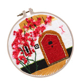 Max Handmade DIY Ribbon Embroidery Set Needlework Kits Cross Stitch Art Craft B2
