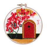 Max Handmade DIY Ribbon Embroidery Set Needlework Kits Cross Stitch Art Craft B2