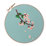 Max DIY Flower Embroidery for Beginner Needlework Kit Cross Stitch Arts Crafts E