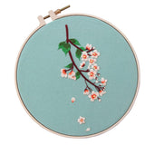 Max DIY Flower Embroidery for Beginner Needlework Kit Cross Stitch Arts Crafts E