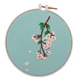 Max DIY Flower Embroidery for Beginner Needlework Kit Cross Stitch Arts Crafts E