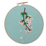 Max DIY Flower Embroidery for Beginner Needlework Kit Cross Stitch Arts Crafts E