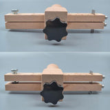 Maxbell Adjustable Belt Leather Cutter Strap Craft Cutting Tool Unfinished Wood Handle