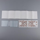 Max DIY Beads Cross Stitch Kits 18CT Handmade Card Sleeve for Women Men Leopard