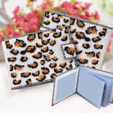 Max DIY Beads Cross Stitch Kits 18CT Handmade Card Sleeve for Women Men Leopard
