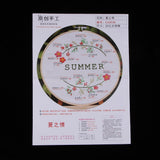 Max Embroidery Starter Kit Printed Letter Cloth DIY Cross Stitch Crafts Type 3