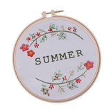 Max Embroidery Starter Kit Printed Letter Cloth DIY Cross Stitch Crafts Type 3