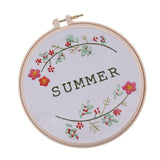 Max Embroidery Starter Kit Printed Letter Cloth DIY Cross Stitch Crafts Type 3