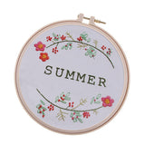 Max Embroidery Starter Kit Printed Letter Cloth DIY Cross Stitch Crafts Type 3