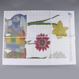 Max Handmade Ribbon Embroidery Flower Painting Kit Cross Stitch DIY Decoration