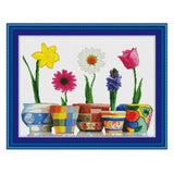 Max Handmade Ribbon Embroidery Flower Painting Kit Cross Stitch DIY Decoration