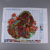 Max Handmade Ribbon Embroidery Lovely Dog Painting Kit Cross Stitch DIY