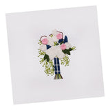 Max Embroidery Starter Kit with Pattern DIY Needlework for Home Wall Decor Blue