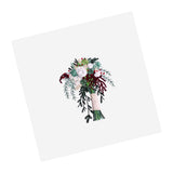 Max Maxb Embroidery Starter Kit with Pattern DIY Needlework for Home Wall Decor White